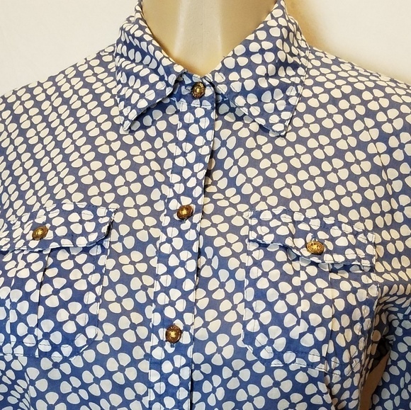Banana Republic Tops - BANANA Republic Cotton Flower Print Shirt